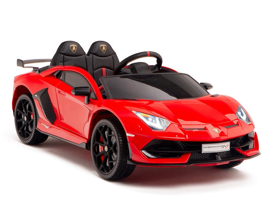 12V Lamborghini Aventador SVJ Kids Ride On Sports Car Remote Gucci