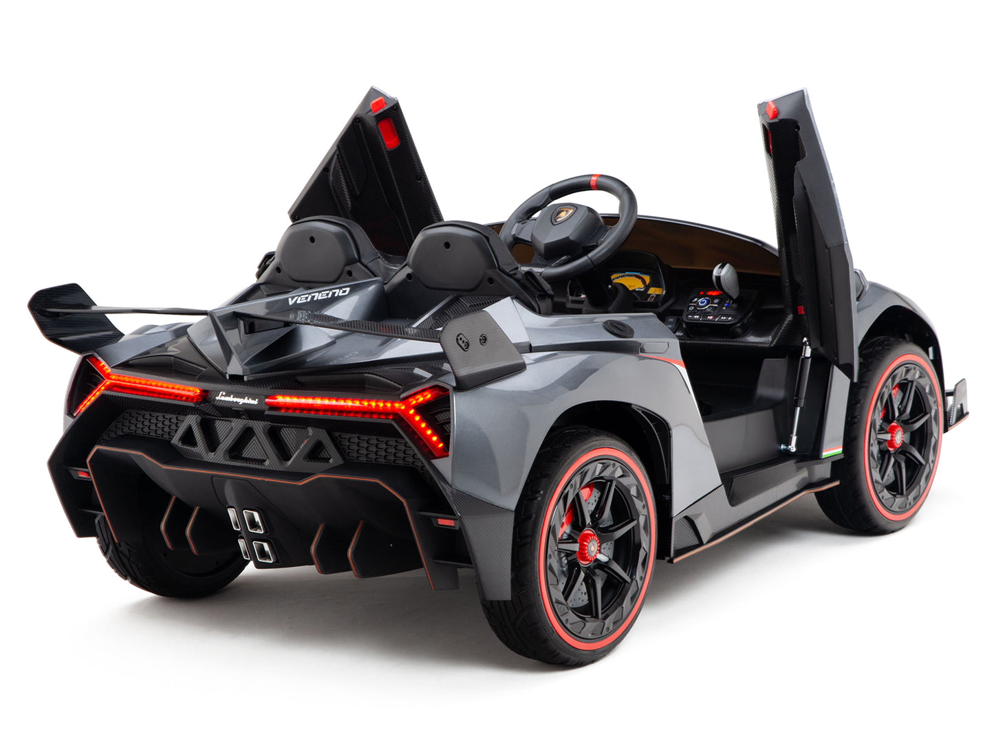 2WD / AWD Kids Premium Lamborghini Veneno Ride On Car - Grey – Big Toys  Direct