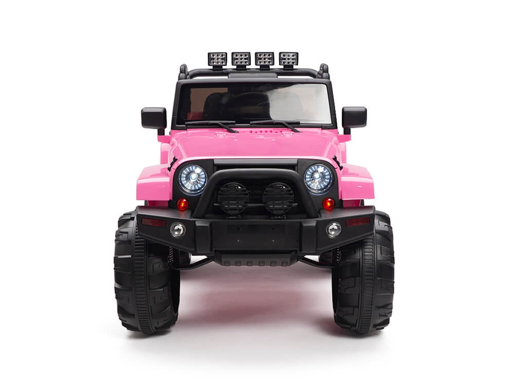 battery operated pink jeep