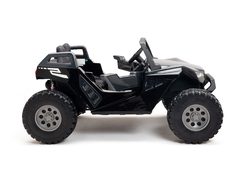 24V Red Tiger All UTV Ride on Buggy with Remote - Carbon Black – Big Toys Direct