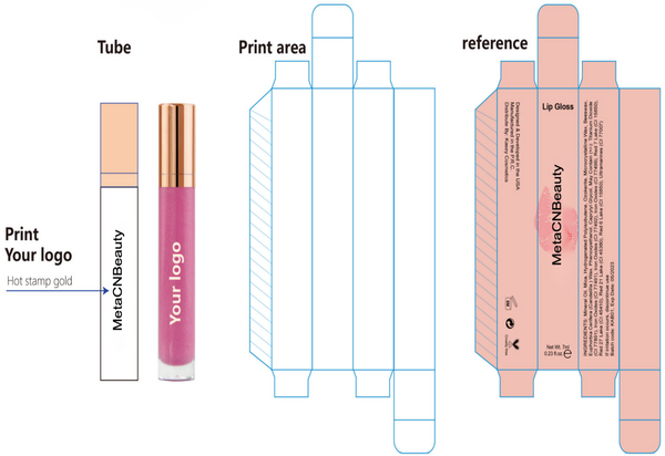 Example of small MOQ for metaCNbeauty private label cosmetics