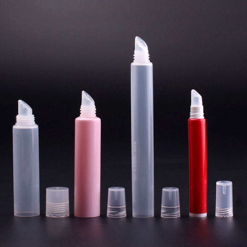 transparent lip balm plastic tube