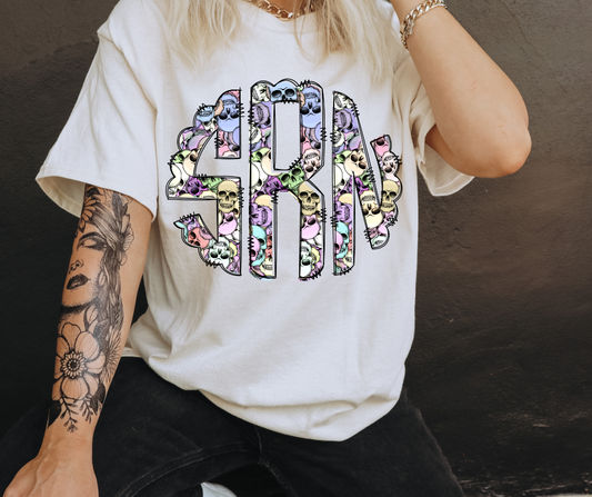 Purple Glitter Monogram Youth Shirt – shopollieandco