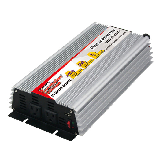PIB-1000D - 1000 Watts 12V DC to 115V AC Power Inverter with Dual USB – Installation  Solution