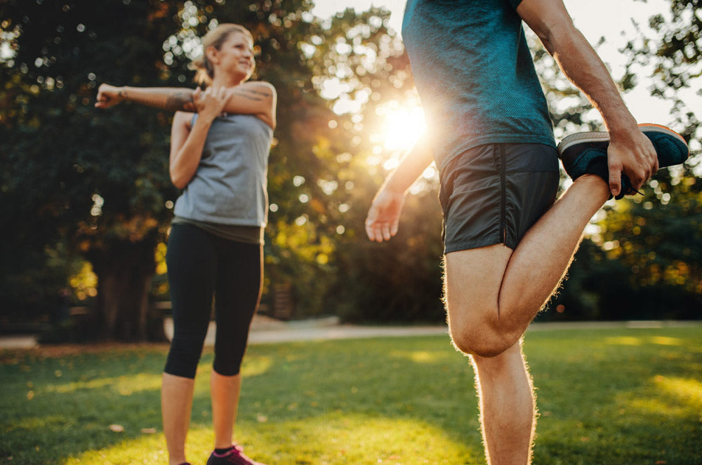 Gli esercizi di stretching in fase di riscaldamento rinforzano i muscoli delle gambe