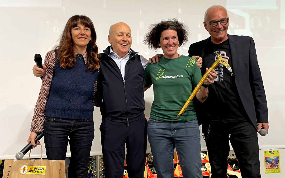Chiara Todesco, Sergio Longoni, Cristina Piolini e Giuseppe Zamboni sul palco