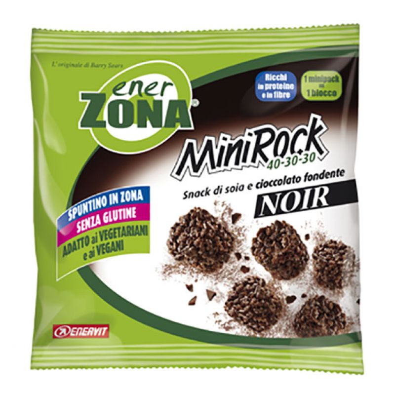 Image of Snack Minirock Enerzona Noir - 24gr