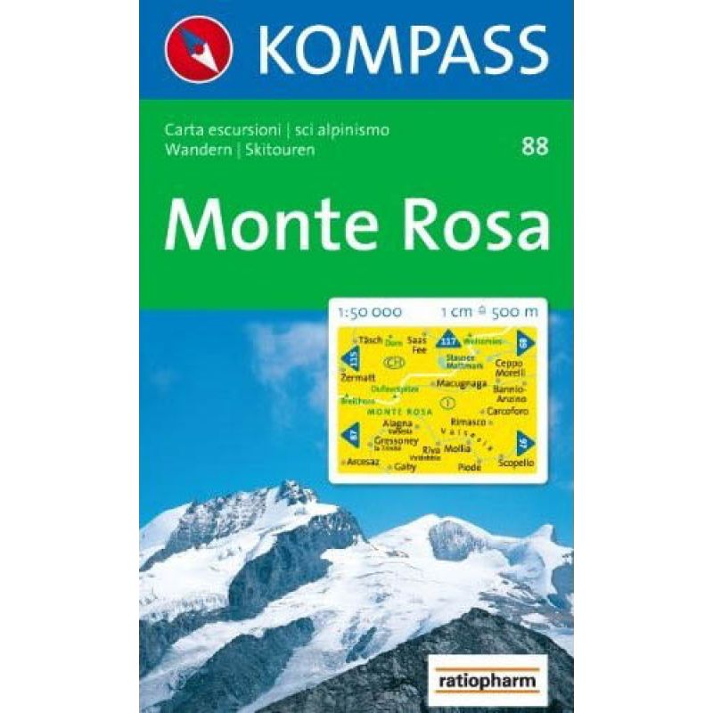 Image of Cartina Monte Rosa