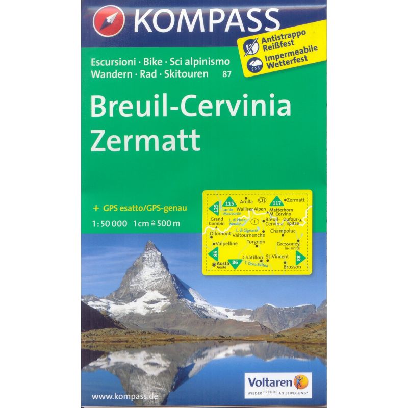 Image of Cartina Breuil-Cervinia-Zermatt
