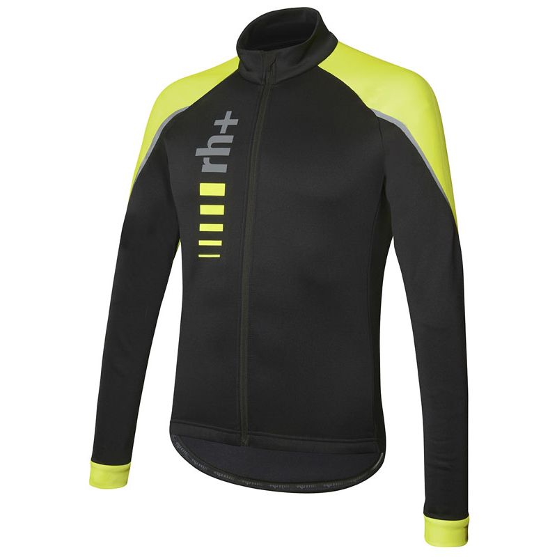 Image of MAGLIA UOMO FELPATA CODE II 962 BLK ACID LIME