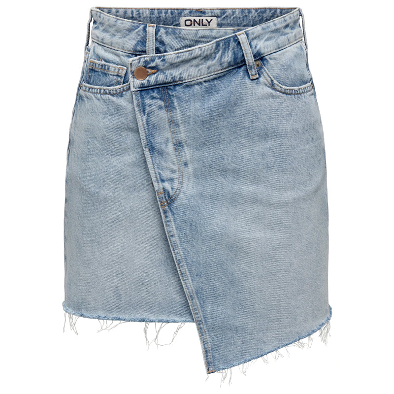 Image of Gonna donna asymmetrical denim