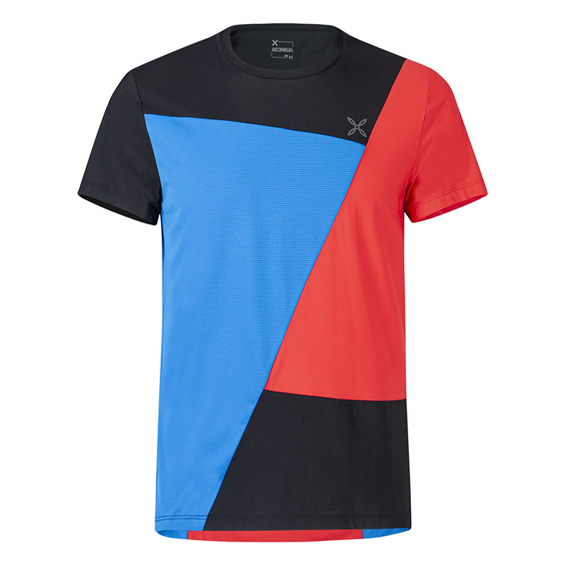 Image of T-shirt uomo mc outdoor color block