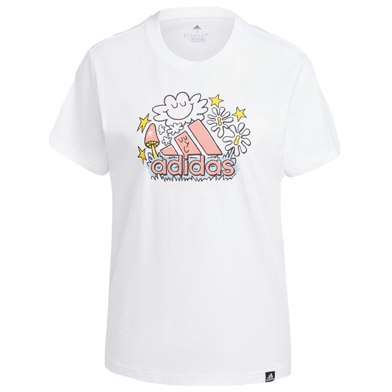 Image of T-Shirt donna grafica doodle