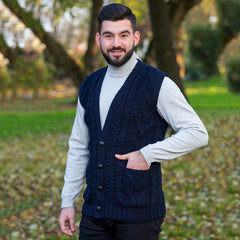 Irish Knit Sweater Vest