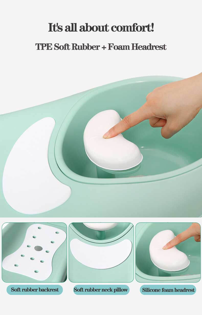 Baby Folding Hair Washing Bath Seat | Shinymarch®