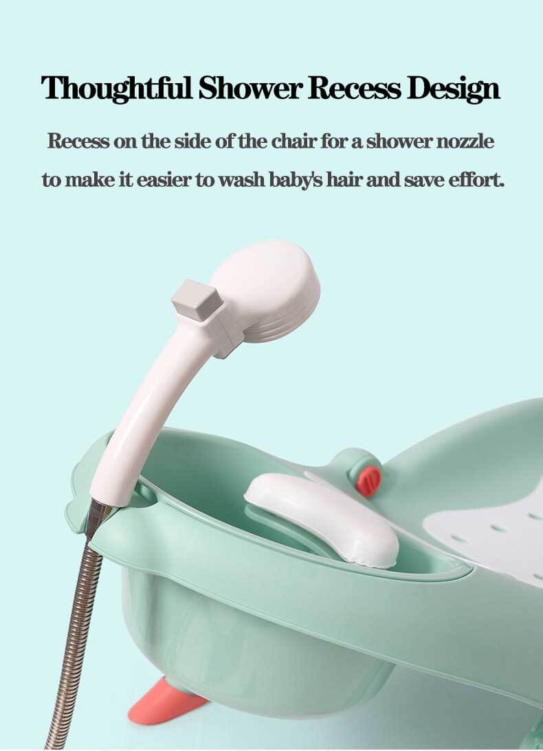 Baby Folding Hair Washing Bath Seat | Shinymarch®