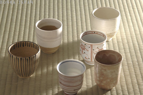 Different Types Of Yunomi Tea Cups