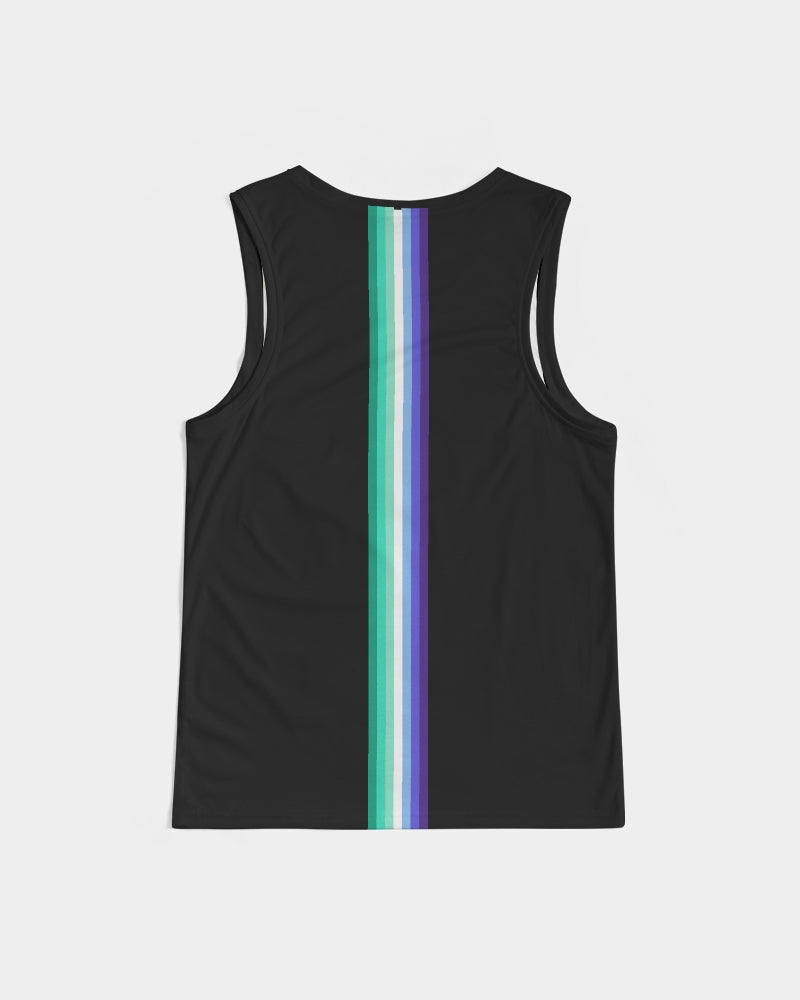 gay pride flag tank top