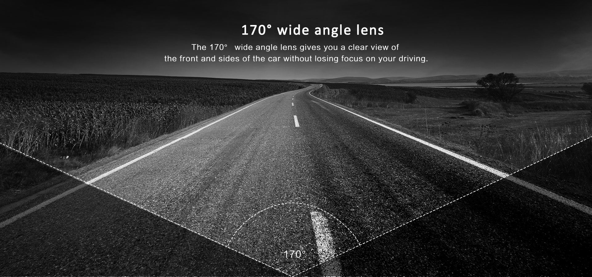 170° wide angle lens