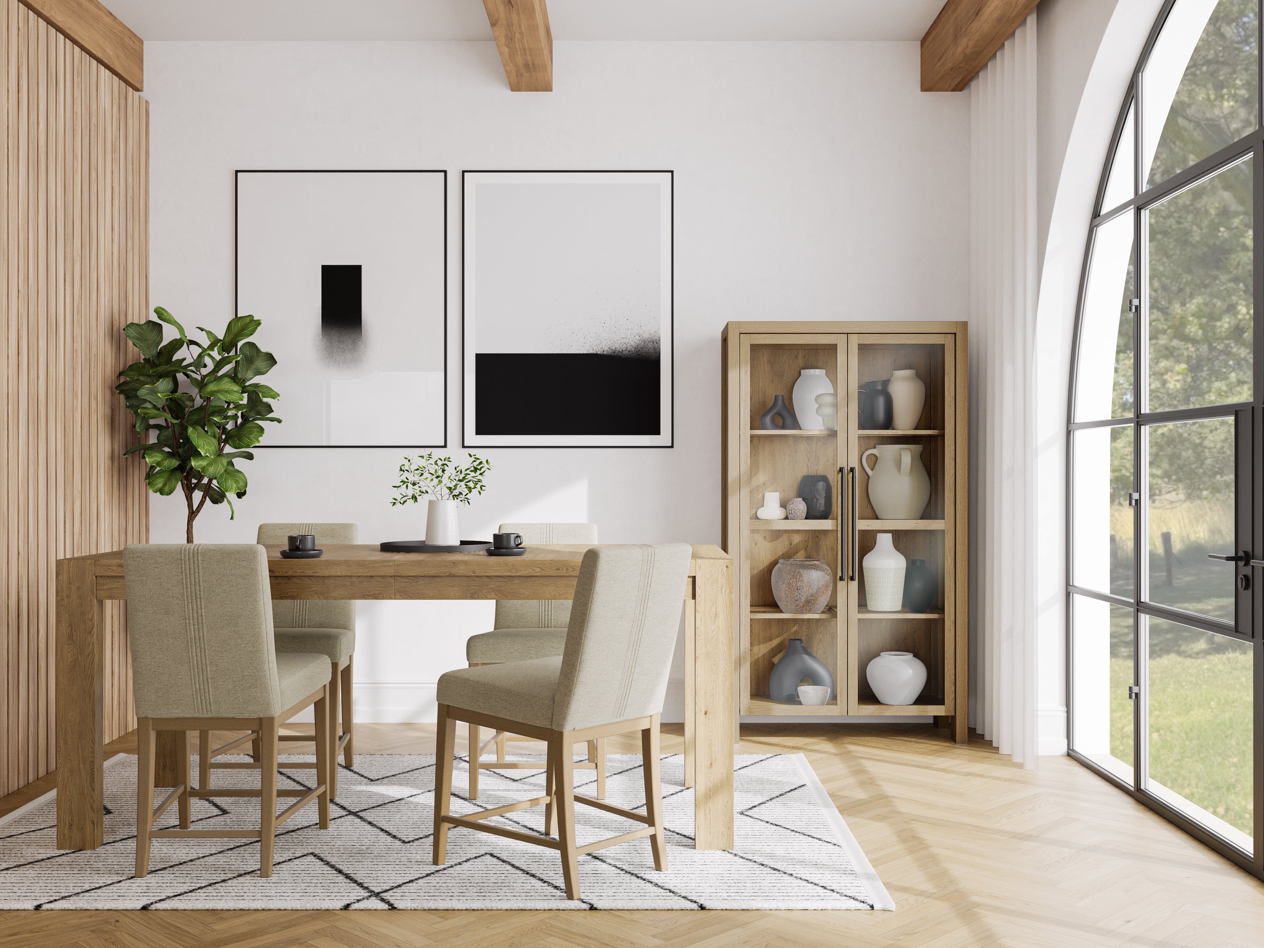 Davie 5pc counter height dining set