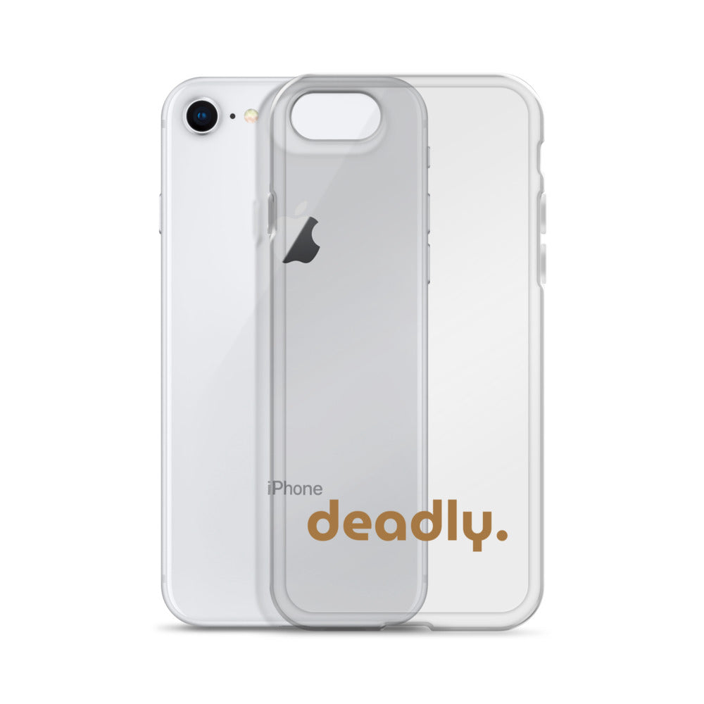 Deadly clear iPhone Case
