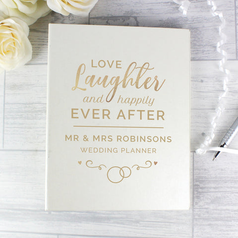 personalised wedding planning book