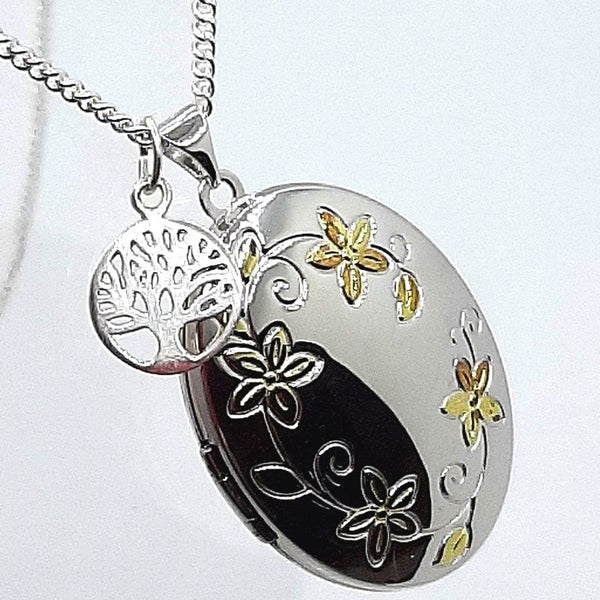 Locket with Family tree