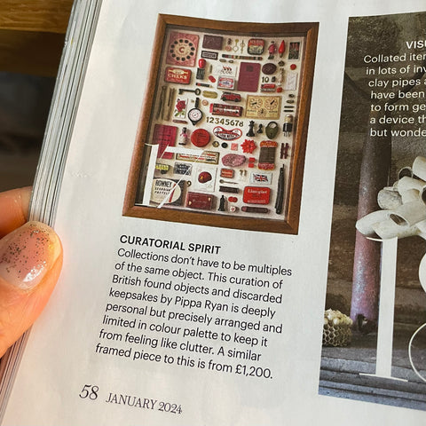 Composition in Red in Country Living Magazine