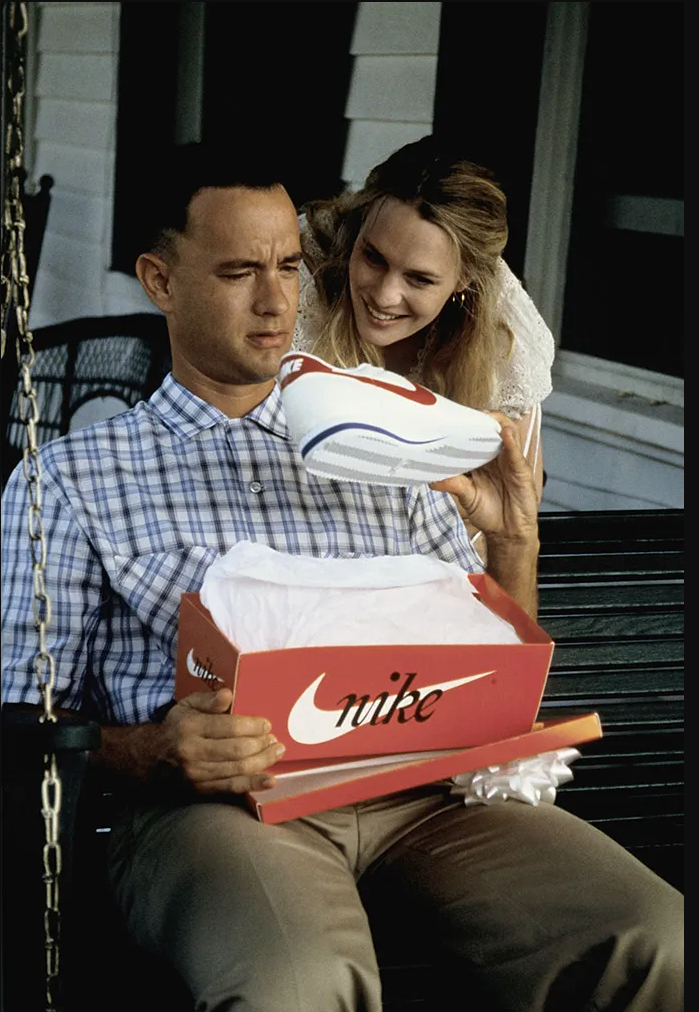 Forrest Gump Nike Cortez scene