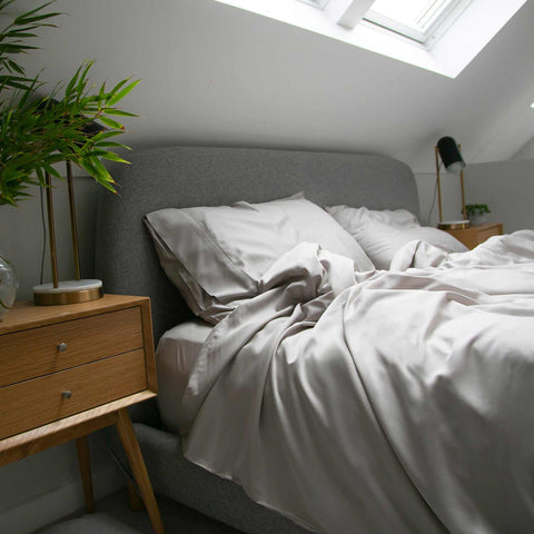 grey bamboo bedding