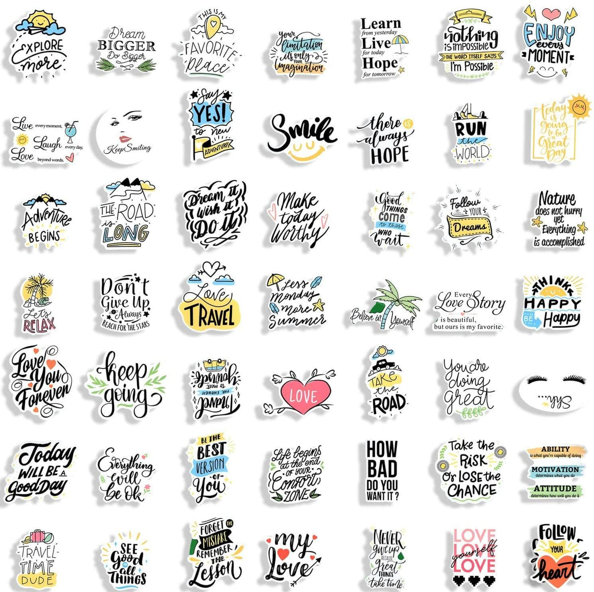 200 PCS Inspirational Words Stickers(Buy 1 Get 1 Free) – OtRainbow