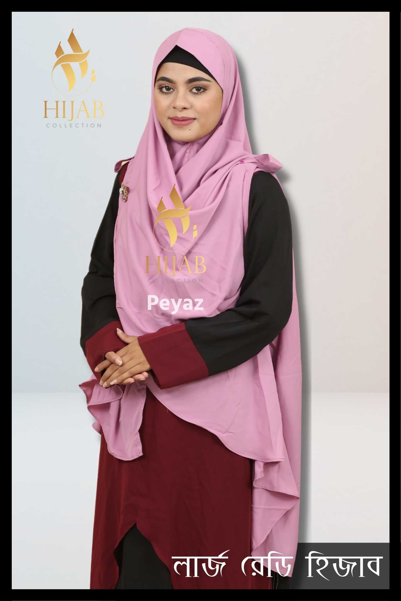 Instant Large Ready Hijab – KC1- Peyaz