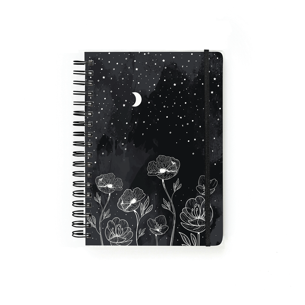 Cuaderno Flores Noche 