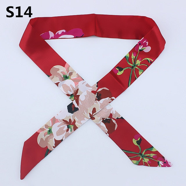 Multiple Patterns & Colors Ribbon Scarf