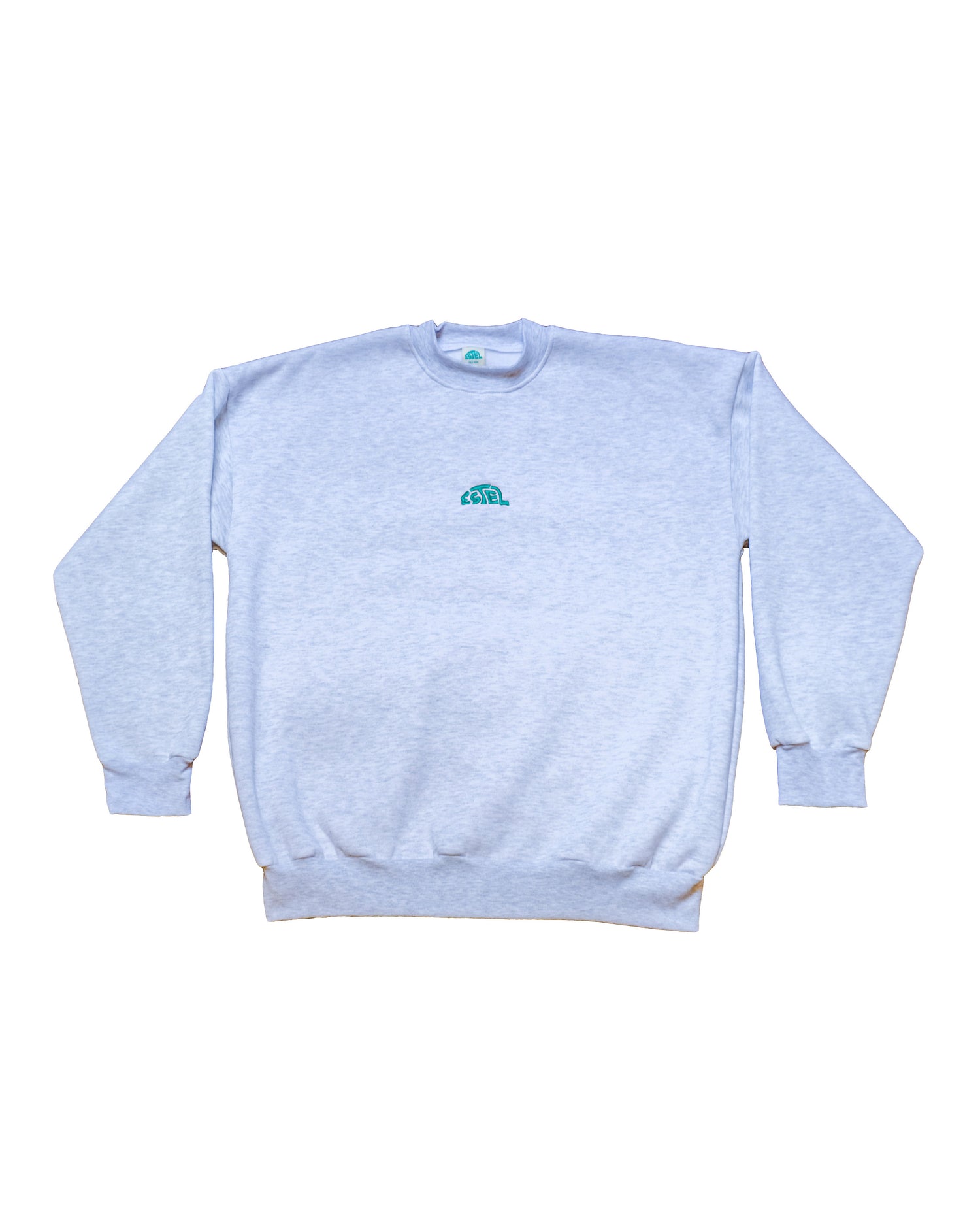 BOX FIT SWEAT - EMERALD & WHITE MARLE – Estel Clothing