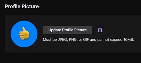 Twitch Profile Picture Size