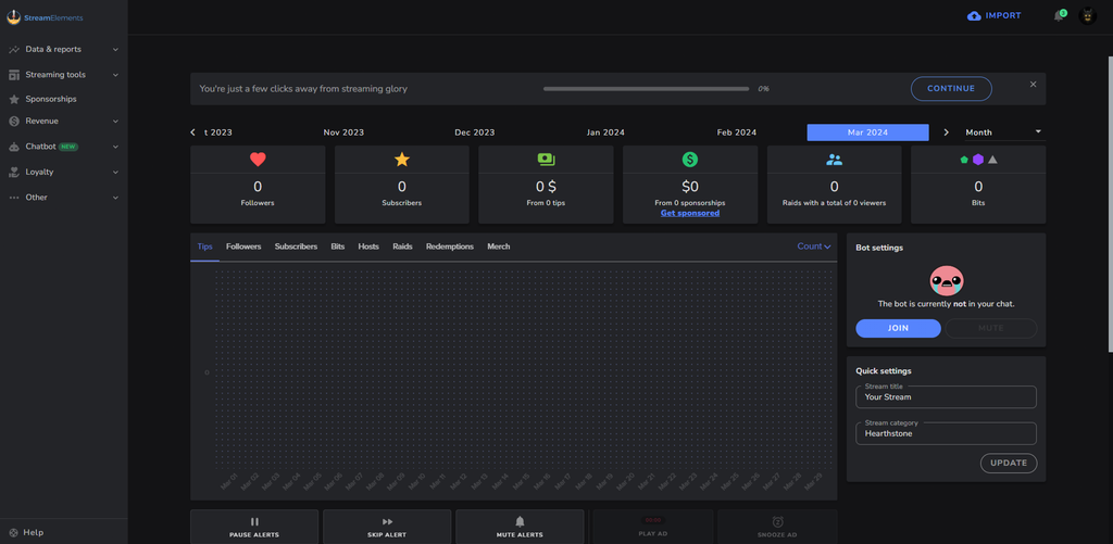 StreamElements Dashboard