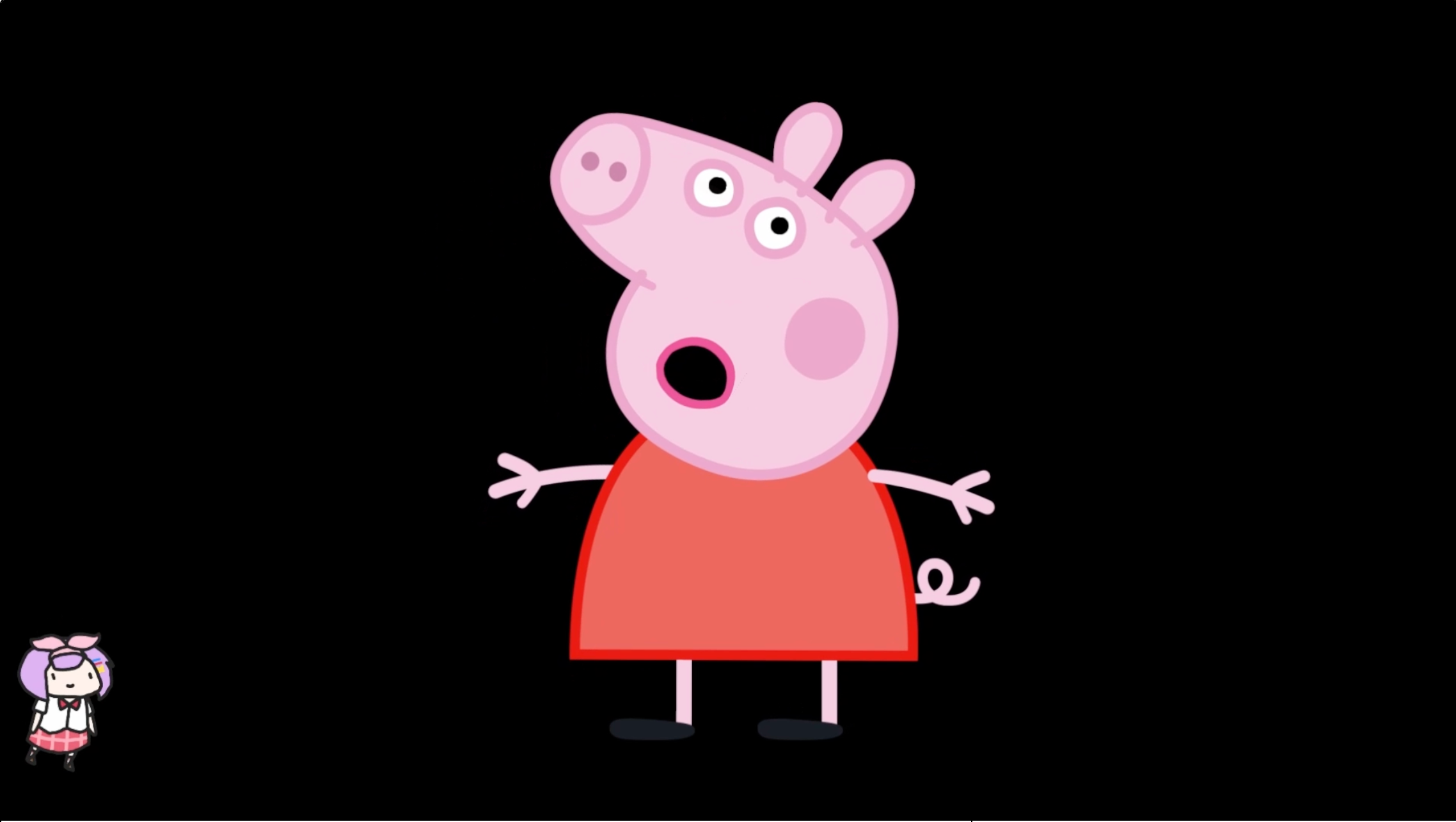 Peppa Pig Free 2D VTuber Model by Slumbaby