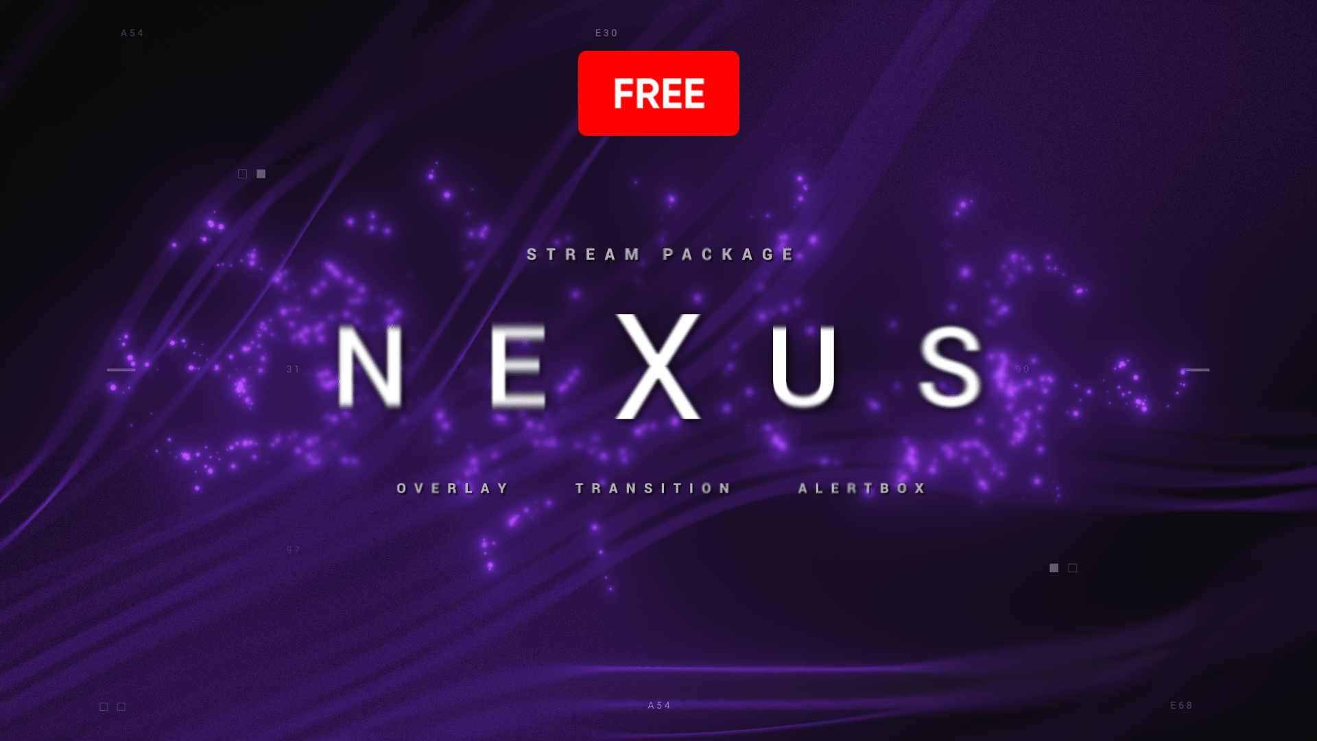 Nexus Free Twitch Overlays & Alerts Package for OBS Studio