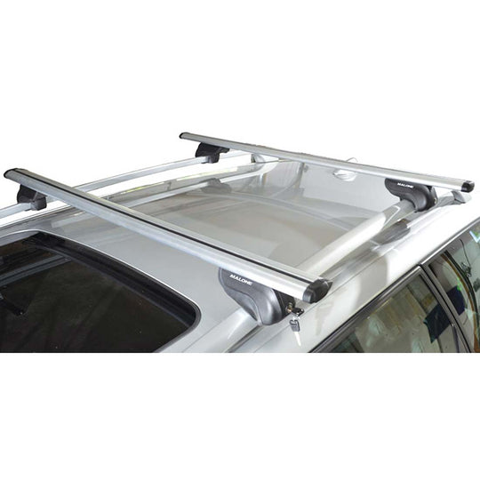 HOMCOM 2 Pieces Kayak Roof Rack Universal Mount Cross Bar Carrier Roof Bars  for Boat with Strap