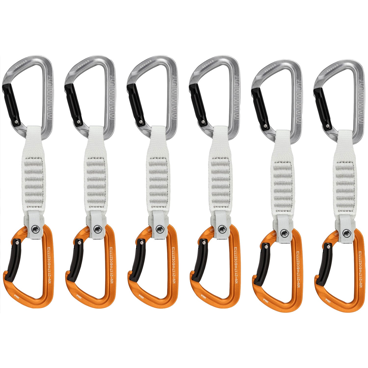 Mammut Sender Keylock 12 cm Quickdraw 6-Pack