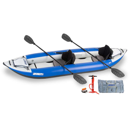  YUEWO Inflatable Boat, PVC Fishing Kayak 1/2 Person