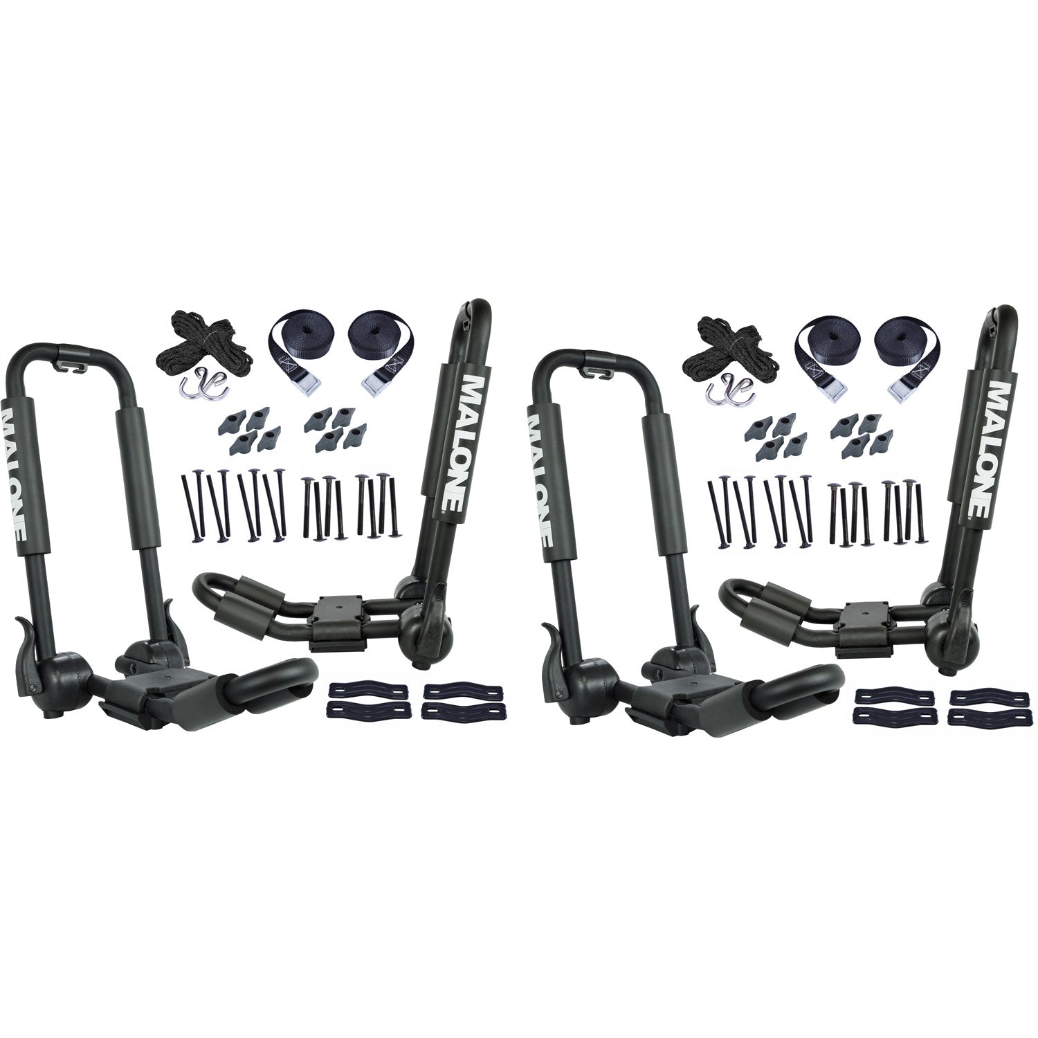 Malone Folding J-Cradle Kayak Carrier 2-Pack