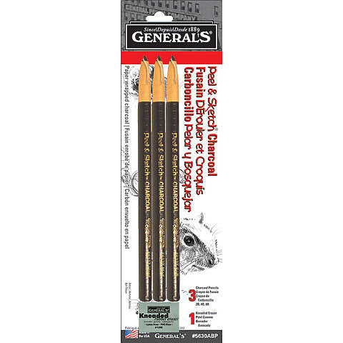 General's Compressed Charcoal Packs – ARCH Art Supplies