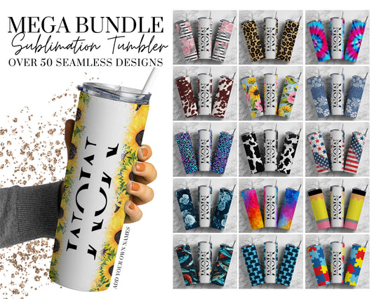 50 Sublimation Tumblers