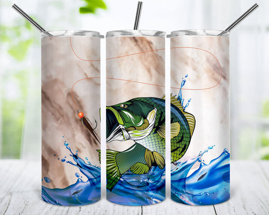 Fishing Gifts for Men 20 Oz Tumbler Wrap Graphic by MP Digital Art