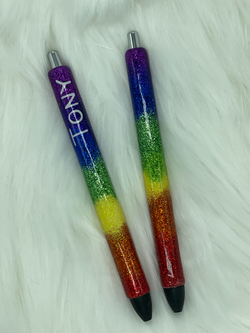 Custom Glitter Pens - Personalized Pens – Vinyl Chaos Design Co.