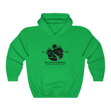 Load image into Gallery viewer, WALKING WARRIORS: Unisex Heavy Blend™ Hoodie: Black Mountains (12 colors)
