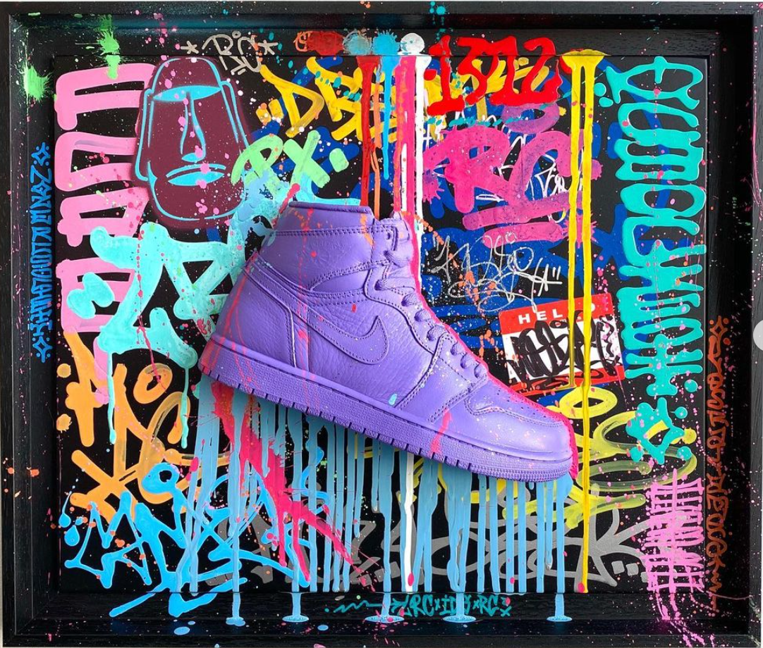 AIR JORDAN 1 PURPLE GRAFFITI – EssentialsuppliesWW.com