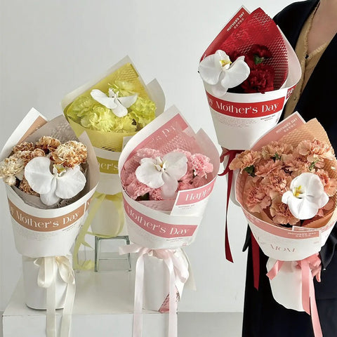 Korean style wrapped bouquet
